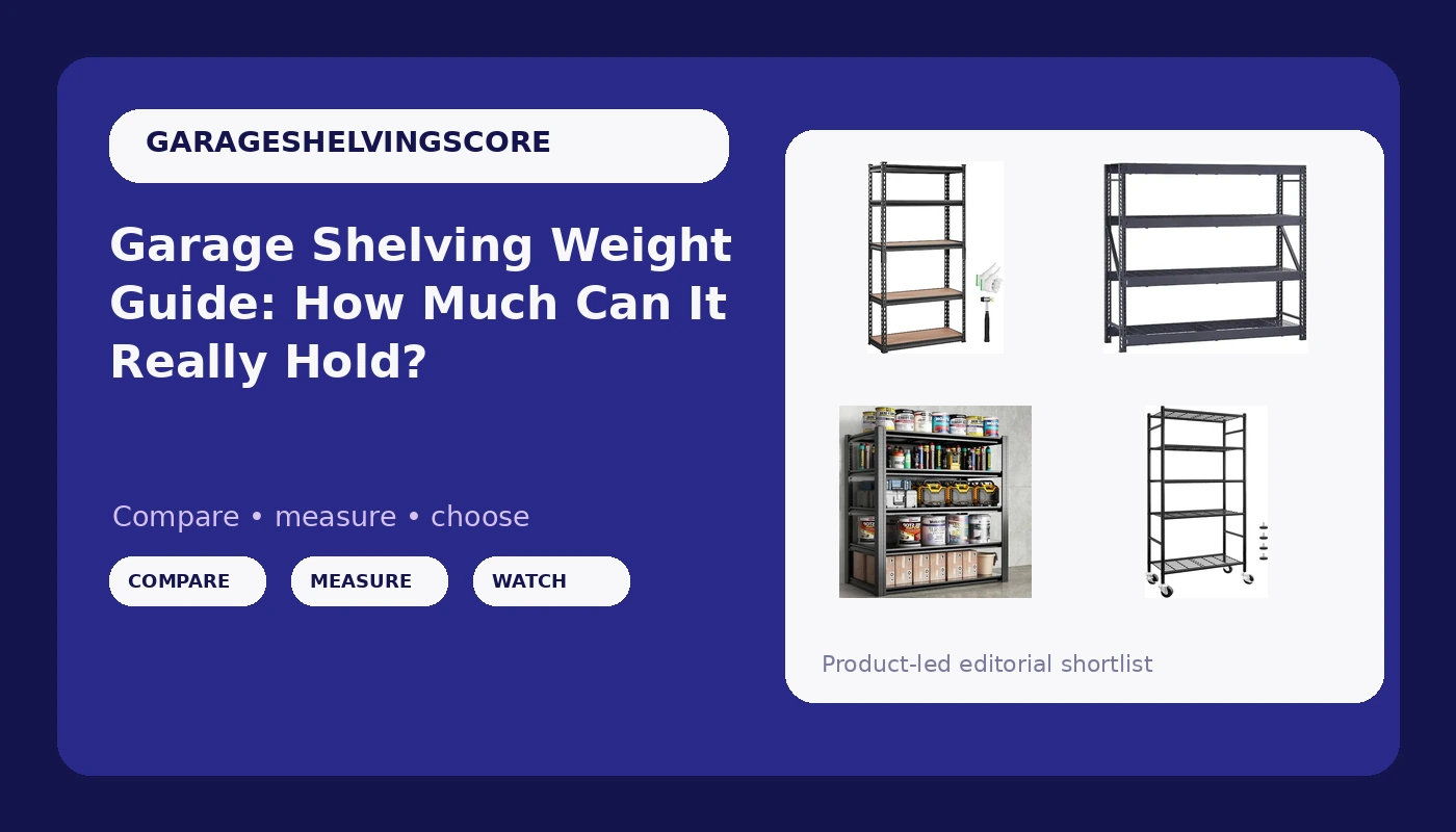 Garage Shelving Weight Guide: How Much Can It Really Hold? - GarageShelvingScore review with measurements and honest opinion