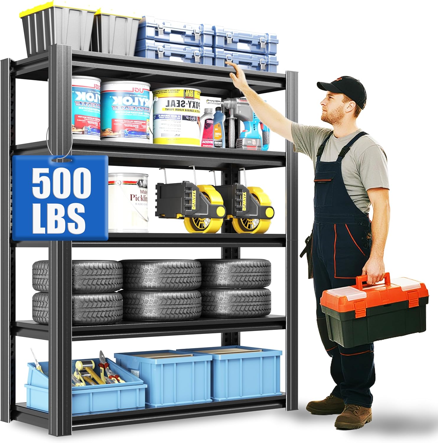 Plastic vs Steel Garage Shelving: The Honest Comparison - GarageShelvingScore review with measurements and honest opinion