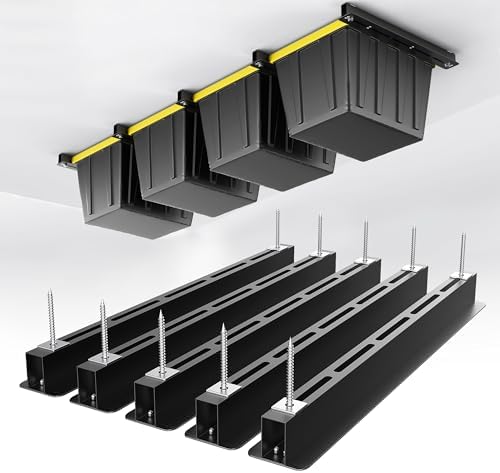 EVERHANGER Ceiling Storage Rack, Heavy Duty Overhead Garage Storage Rack