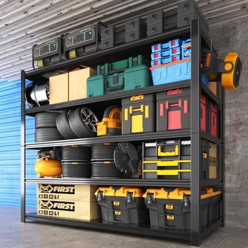 Garage Shelving Heavy Duty,Storage Shelves,48" Wx20 Dx72.2 H,5 Tier Adjustable Metal Shelving Storage Rack,Industrial Shelving Unit for Basement,Warehouse,Garage Organization.1 Pack