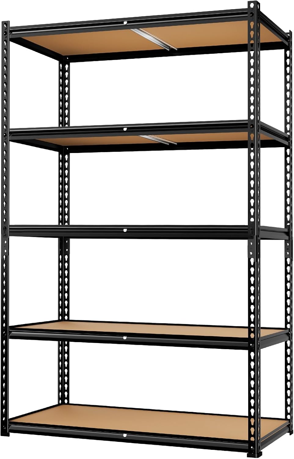 LEVELEVE 5-Tier Storage Shelving Unit, Metal, Adjustable, 35 by 16 by 70 inches